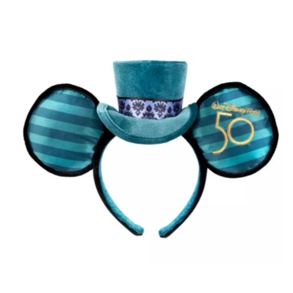Disney Mickey Mouse: The Main Attraction Ear Headband The Haunted Mansion NWT - Picture 9 of 9